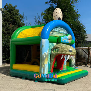 Château gonflable combiné et structure de saut gonflable d'extérieur en gros, en PVC de 0,55 mm, capacité de 400 kg, pour 4 à 8 passagers - Product Image 6