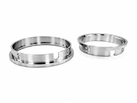 Boîtier annulaire en acier inoxydable 316 usiné CNC de précision, diamètre extérieur 192 mm, pour équipements fluidiques et dispositifs médicaux, personnalisable