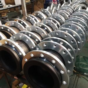 वेयरॉन DDHN-06 लचीला कनेक्टर कोपलिंग पाइपलाइन 304 कार्बन स्टील एंसी 150lbs फ्लैंज रबर विस्तार संयुक्त ओम - Product Image 5