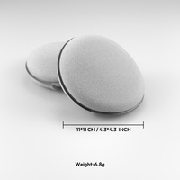 YS-P004 Applicateur de cire de voiture portable format poche, éponge à poignée semi-enveloppée, tampons en mousse, lavage facile, personnalisable pour le detailing automobile