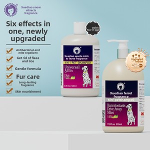 Champú Antibacteriano y Desodorante para Mascotas con Fragancia a Ferret, Elimina Ácaros, Baño <span class=keywords><strong>de</strong></span> Burbujas Especialmente Formulado para Limpieza <span class=keywords><strong>de</strong></span> Perros Teddy y Golden - Product Image 4