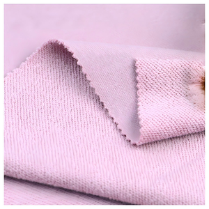 Tissu confortable en molleton bouclette TC 380gsm 500gsm, tissu extensible en coton, texture polycoton, molleton bouclette lourd - Product Image 6