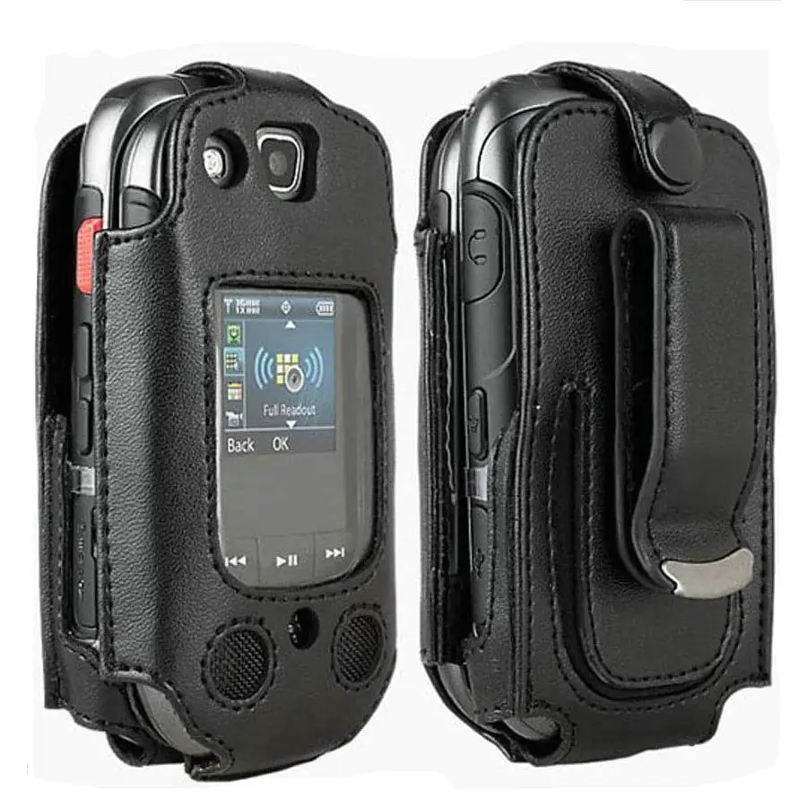 Verizon Wireless Belt Fitted Flip Phone Leather Case Holster Pouch for Samsung U680 Convoy 3 4 U640 Nokia 2720 2760 Alcatel