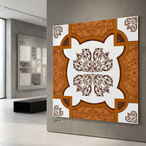 Magnifiques carreaux de sol extérieurs en marbre 300x300mm, design pour cuisine et salle de bain, carreaux de qualité pour sol, carreaux en céramique émaillée 10mm - Product Image 1