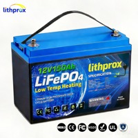 Batterie de chariot élévateur au lithium 12V 150AH, batterie prismatique LFP, installation facile pour chariot élévateur électrique, UL CE RoHS MSDS, fabrication sur mesure
