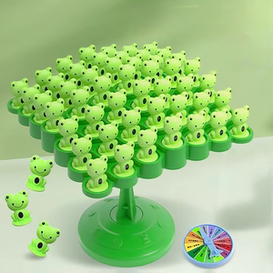 Gioco dell'Albero dell'Equilibrio con Rane, Giocattolo Educativo Impilabile per Bambini dai 5 ai <span class=keywords><strong>7</strong></span> <span class=keywords><strong>Anni</strong></span>, Gioco da Tavolo Interattivo Genitore-Figlio, Giocattolo Puzzle di Equilibrio - Product Image 5