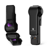 Estuche Protector a Prueba de Golpes K&F Concept Compatible con DJI Osmo Pocket 4/3, Carcasa Rígida de PC con 2 Ranuras Magnéticas para Filtros (ND/CPL)