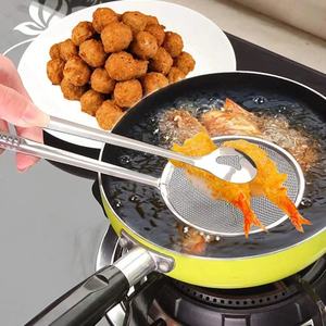 Cuillère écumoire de cuisine en acier inoxydable pour frites et aliments frits - Product Image 4