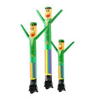 Mascotte publicitaire gonflable personnalisée Star Man pour événements de grand ouverture, figurine aérienne dansante et agitant les bras, Sky Dancer
