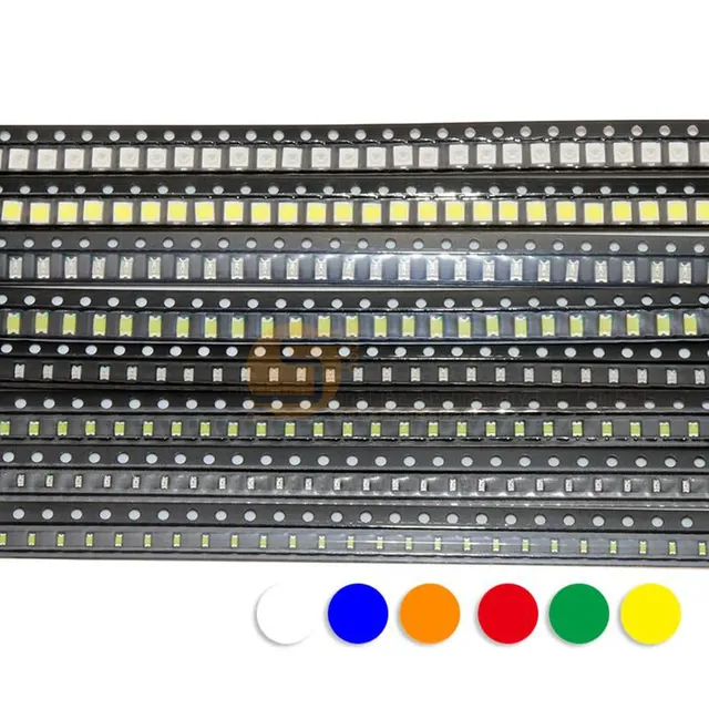 206 3528 5050 5730 SMD LED Red Yellow Green White Blue Orange light emitting diode