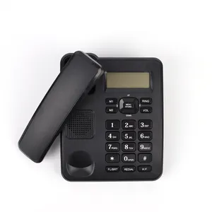 CHEETA telepon pemanggil ID telepon rumah meja OEM telepon tetap Analog telepon kamar tamu Hotel telepon berkabel untuk kantor