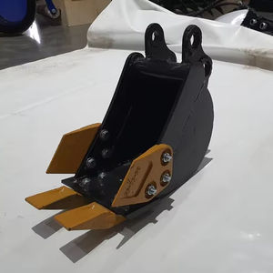 AGT <span class=keywords><strong>Godet</strong></span> de 10 "avec dents pour accessoires de <span class=keywords><strong>mini</strong></span>-<span class=keywords><strong>pelle</strong></span> - Product Image 1