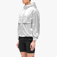 Chaquetas Cortavientos con Capucha, Resistentes a las Arrugas, Ligeras, con Corte Láser, Certificadas, Impermeables, para Correr al Aire Libre