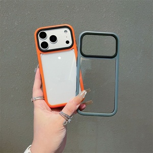 Fundas Anticaída 2 en 1 Transparentes de PC para iPhone 17 Pro Max Air 16, Cubierta Desmontable Nano Antigolpes de PC Transparente, Diseño Sencillo - Product Image 1
