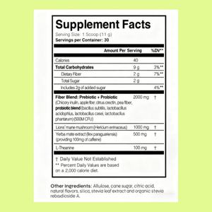 OEM ODM Yerba Mate en Polvo Instantáneo con Nootrópicos, Prebióticos y Probióticos para la Salud Intestinal y el Apoyo Cognitivo - Product Image 4