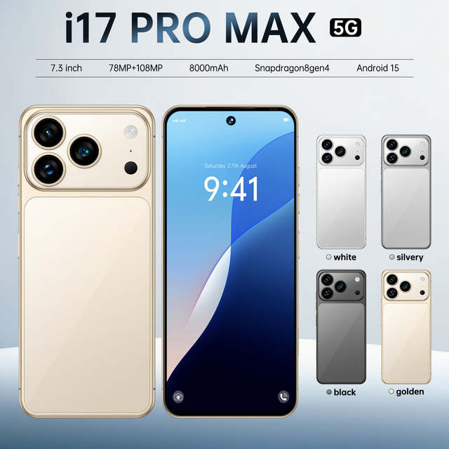 2026 Premium Unlocked Android 5G LTE Smartphone 16GB+1TB Dual SIM 8000mAh 7.3" OLED Large Screen French/Spanish/English Global