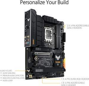 TUF B760-PLUS WIFI, Motherboard Intel B760 LGA 1700 ATX siap untuk generasi ke-13 & 12 Intel Core PCIe 5.0, 3x <span class=keywords><strong>M</strong></span>.2 DDR5 - Product Image 3