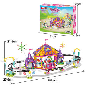 Woma Factory - Juego de Construcción de Parque de Atracciones con Montaña Rusa Temática de Payasos, 812 Piezas, para Adultos (19070) - Product Image 5