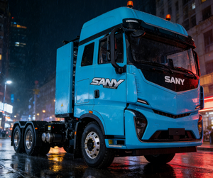 Cabeza tractora eléctrica Sany 6x4 de alta capacidad para trabajo pesado con sistema de seguridad avanzado - Product Image 1