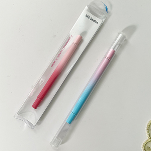 Pinceau à gel UV personnalisé pour ongles, tête ronde, tête plate, stylo liner, stylo à peinture pour ongles, OEM ODM, pinceau professionnel pour manucure et nail art en salon - Product Image 6