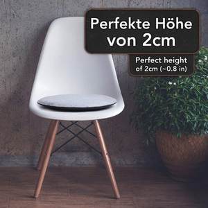 Coussin de <span class=keywords><strong>chaise</strong></span> en mousse à mémoire de forme ronde, confortable et lavable, différentes tailles, 100% polyester, pour banc et <span class=keywords><strong>chaise</strong></span> - Product Image 5