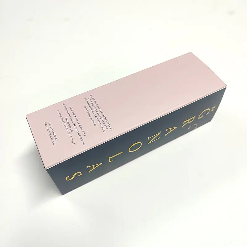 Toptan eko yulaf ambalaj beyaz kağıt özel Logo baskılı hediye ambalaj kutusu
