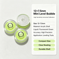 Niveau à bulle circulaire universel de 12 mm, niveau à bulle rond avec dos adhésif pour équipement OEM