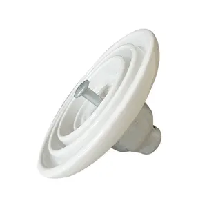 High Voltage Disc Antipollution Ceramic 70kv Suspension Porcelain Insulators Portable Insulator U40B