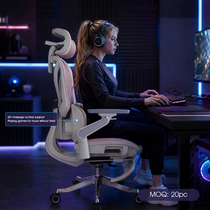 Noel Premium <strong>Office</strong> <strong>Gaming</strong> <strong>Chair</strong> Ergonomic Mesh Electric Massage Function <strong>Chair</strong> with Footrest CommercialFurniture Silla De Juego - Product Image 1