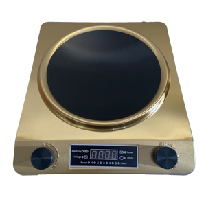 3500W Concave Induction Cooker <strong>Knob</strong> Adjustment Single Burner Household Commercial Stove Mechanical Glass Ceramic for Outdoor Use - Product Image 1