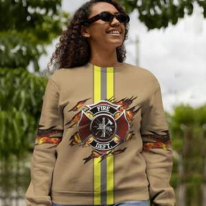 Sudadera Unisex con Estampado Personalizado de Bombero, Regalo para Bombero, Rescate, Héroe, Equipo, Sudadera de Forro Polar Cálida para Invierno - Product Image 4
