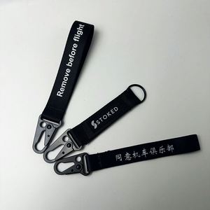 Porte-clés personnalisables en gros, porte-clés multifonctionnels en sangle de nylon avec attache en forme d'olécrâne - Product Image 4