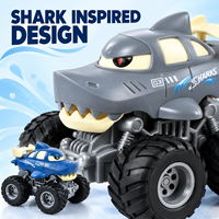 Nouveauté EPT : Jouets Monster Truck Shark, voiture jouet à friction avec grandes roues pour enfants de 3 ans et plus