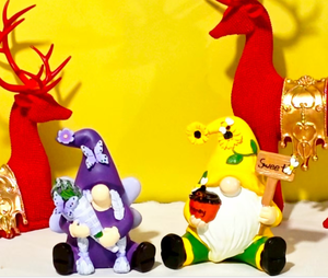 Figura <span class=keywords><strong>de</strong></span> Resina <span class=keywords><strong>de</strong></span> Duende - Duende <span class=keywords><strong>de</strong></span> Jardín Creativo que Atrae Abejas y Mariposas, Decoración para el Hogar - Product Image 6