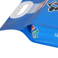 Sac en PE imprimé pour aliments, sac à riz de 1 kg, 2 kg, 5 kg, sac d'emballage en plastique PP pour riz avec poignée, fabriqué en Chine