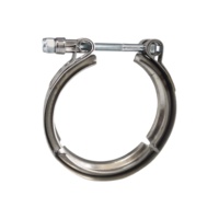 Colliers de serrage rapides pour tuyau d'échappement en forme de V avec bande en V en acier inoxydable galvanisé SS 304 pour turbo