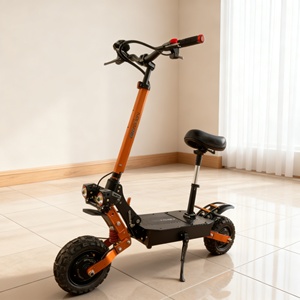 Trottinette électrique tout-terrain M11 11 pouces, stock entrepôt USA, batterie lithium 60V 6000W 30Ah, suspension intégrale, pliable pour adulte - Product Image 1