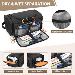 Trousse de Toilette Tactique Suspendue pour Hommes, Sac de Voyage Organisateur pour Articles de <span class=keywords><strong>Rasage</strong></span> et de Douche Essentiels - Product Image 2
