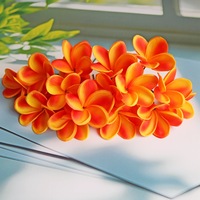Rubans de fleurs artificielles Hibiscus Hawaïen Frangiole faits à la main pour la décoration de mariages, de rentrées scolaires et de fêtes sur la plage