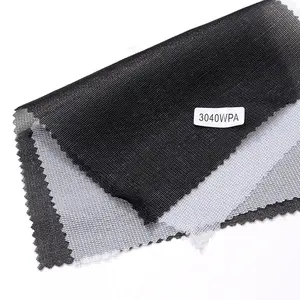 China Factory Supplier PA and PES Dot Coating Warp Knitted Fusing Woven Interlining Tricot Fabric for Garment 3040F