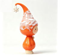Figurine d'elfe d'hiver personnalisée, statue de dessin animé en PVC et ABS, fabrication OEM en Chine, figurine personnalisée pour la vente en gros de produits de marque