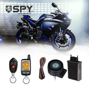 SPY-alarma remota para motocicleta, dispositivo antirrobo inalámbrico de 2 vías, con Sensor de proximidad remoto