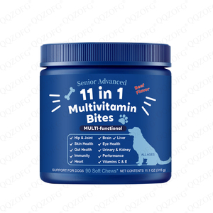 Friandises à mâcher molles multivitaminées personnalisées pour chiens, favorisant la santé des os, des articulations, du cœur, du système cardiovasculaire et de la peau. - Product Image 1