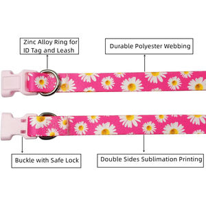 NiBao individuelles Logo individuelles Design Muster Sublimationsdruck mehrere Stile Kragen- und Leinenset - Product Image 4