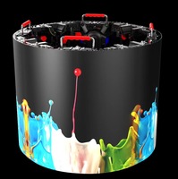 Écran LED flexible pour intérieur et extérieur, module souple P2.976 P3.91, 250x250mm, écran LED en colonne, mur vidéo