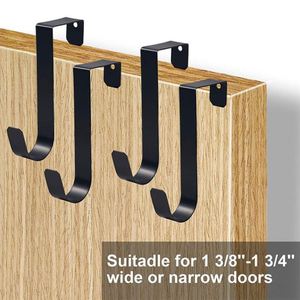 Hot Selling <b>Kitchen</b> 4 Pack Aluminum Alloy Rust-Proof Eco-Friendly Flexible Design Customizable Colors Door <b>Hooks</b> Decorative - Product Image 5