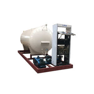 Tanques de almacenamiento de gas <span class=keywords><strong>propano</strong></span> de 2000 litros montados sobre patines con cabezales para la venta, estación de tanque de GLP para camiones de 25000 litros - Product Image 5