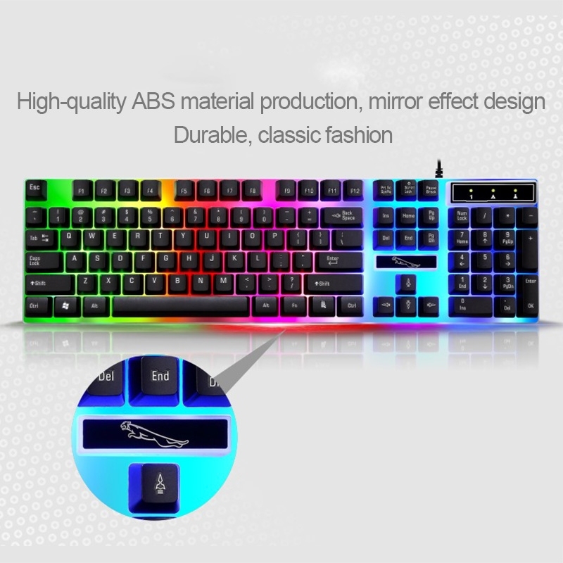 ZGB G21 Mechanical Gaming Keyboard – 1600 DPI Backlit USB Wired Keyboard - View 2