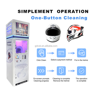 Máquina expendedora automática <span class=keywords><strong>UPUS</strong></span> para limpieza en seco y desinfección de cascos de motocicleta con vapor sanitario - Product Image 6