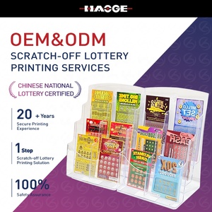 Cartes à gratter personnalisées double face pour loterie et tombola, avec gagnants intégrés - Product Image 4